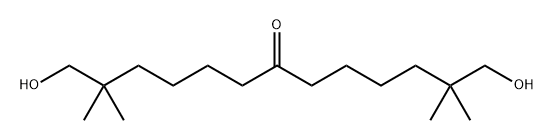 7-Tridecanone, 1,13-dihydroxy-2,2,12,12-tetramethyl- Struktur