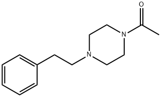 Ethanone, 1-[4-(2-phenylethyl)-1-piperazinyl]- Struktur