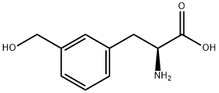 L-Phenylalanine, 3-(hydroxymethyl)- Struktur