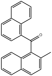 Methanone, (2-methyl-1-naphthalenyl)-1-naphthalenyl- Struktur