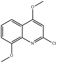 Quinoline, 2-chloro-4,8-dimethoxy- Struktur