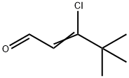 2-Pentenal, 3-chloro-4,4-dimethyl- Struktur