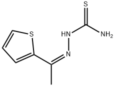 Hydrazinecarbothioamide, 2-[1-(2-thienyl)ethylidene]-, (2Z)- Struktur