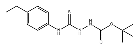 Hydrazinecarboxylic acid, 2-[[(4-ethylphenyl)amino]thioxomethyl]-, 1,1-dimethylethyl ester