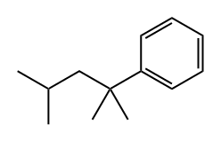 Benzene, (1,1,3-trimethylbutyl)- Struktur