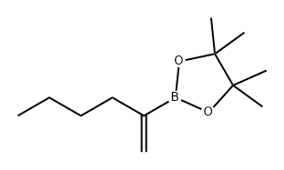 1,3,2-Dioxaborolane, 4,4,5,5-tetramethyl-2-(1-methylenepentyl)-