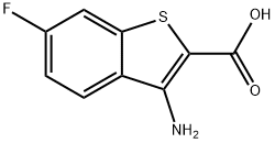 3-Amino-6-fluorobenzo[b]thiophene-2-carboxylic acid Struktur