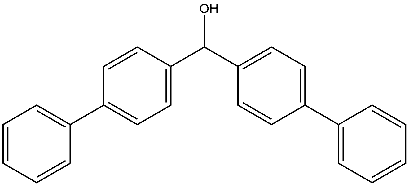 [1,1'-Biphenyl]-4-methanol, α-[1,1'-biphenyl]-4-yl- Struktur