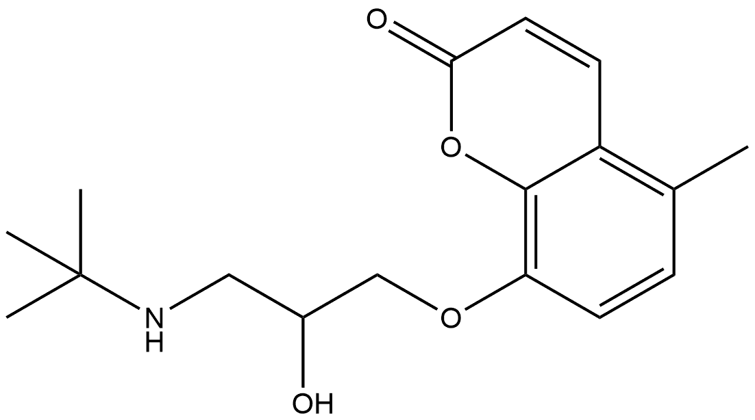 (+)-Bucumolol Struktur