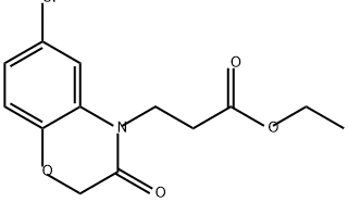 4H-1,4-Benzoxazine-4-propanoic acid, 6-chloro-2,3-dihydro-3-oxo-, ethyl ester