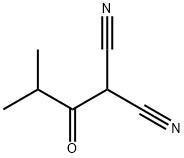 Propanedinitrile, 2-(2-methyl-1-oxopropyl)- Struktur