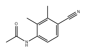 Acetamide, N-(4-cyano-2,3-dimethylphenyl)- Struktur