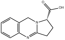 Pyrrolo[2,1-b]quinazoline-1-carboxylic acid, 1,2,3,9-tetrahydro-, (1S)- Struktur