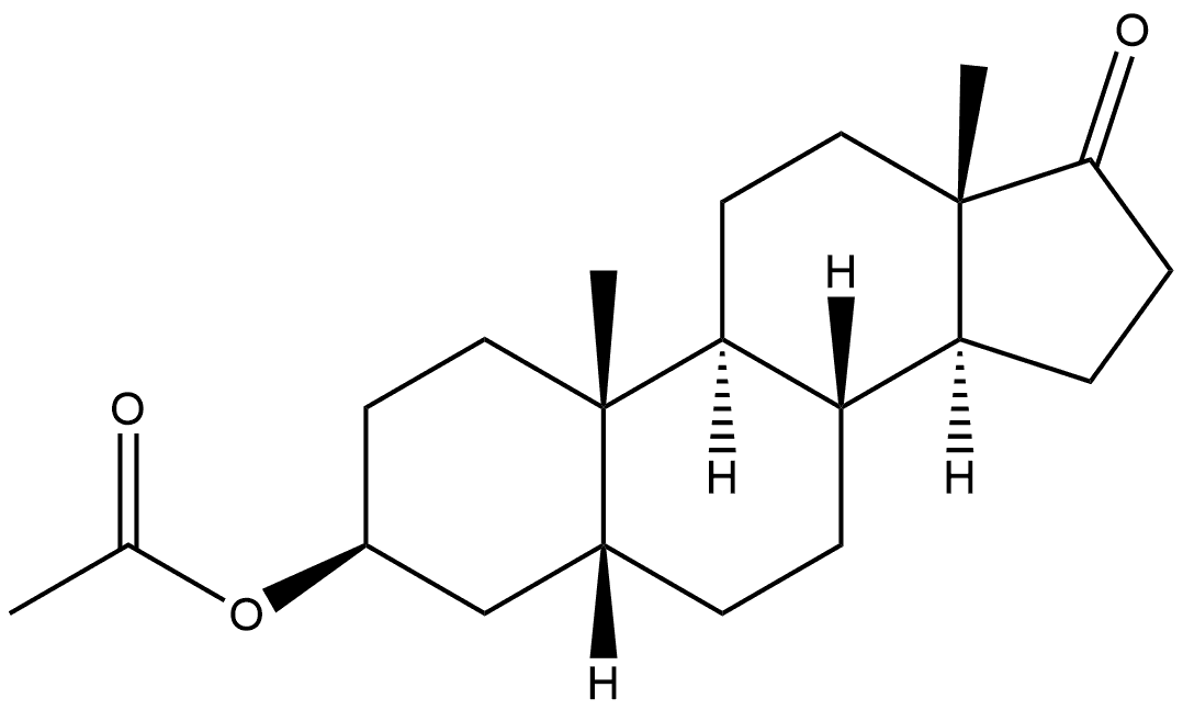 Androstan-17-one, 3-(acetyloxy)-, (3β,5β)-