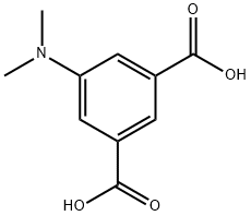 1,3-Benzenedicarboxylic acid, 5-(dimethylamino)- Struktur