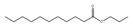 Undecanoic acid propyl ester Struktur