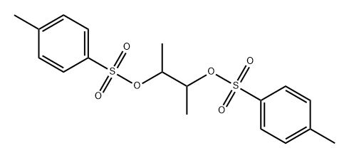 2,3-Butanediol, 2,3-bis(4-methylbenzenesulfonate) Struktur