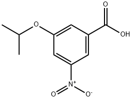 3-Isopropoxy-5-nitrobenzoic acid Struktur