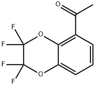 5-Acetyl-2,2,3,3-tetrafluoro-1,4-benzodioxane Struktur