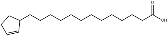 2-Cyclopentene-1-tridecanoic acid Struktur