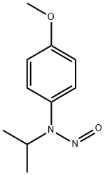 4-Methoxy-N-(1-methylethyl)-N-nitrosobenzenamine Struktur