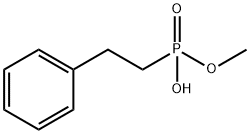 Phosphonic acid, (2-phenylethyl)-, monomethyl ester (9CI) Struktur