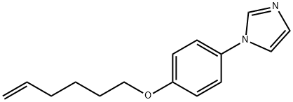 1H-Imidazole, 1-[4-(5-hexen-1-yloxy)phenyl]- Struktur