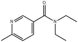 3-Pyridinecarboxamide, N,N-diethyl-6-methyl- Struktur