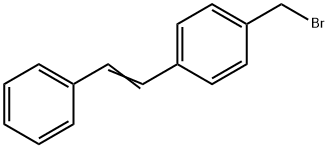 Benzene, 1-(bromomethyl)-4-(2-phenylethenyl)- Struktur