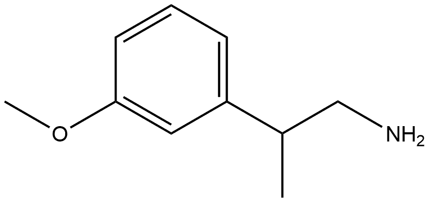 2-(3-methoxyphenyl)propan-1-amine Struktur