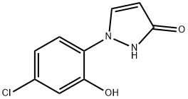 1-(4-Chloro-2-hydroxyphenyl)-1,2-dihydro-3H-pyrazol-3-one Struktur