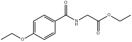 Glycine, N-(4-ethoxybenzoyl)-, ethyl ester Struktur