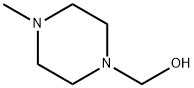 1-Piperazinemethanol, 4-methyl- Struktur