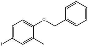 1-(Benzyloxy)-4-iodo-2-methylbenzene Struktur