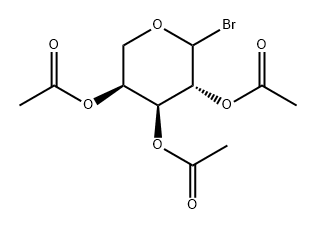 L-Arabinopyranosyl bromide, 2,3,4-triacetate Struktur