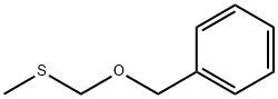 Benzene, [[(methylthio)methoxy]methyl]- Structure