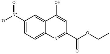 2-Quinolinecarboxylic acid, 4-hydroxy-6-nitro-, ethyl ester