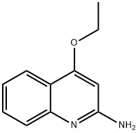 2-Quinolinamine, 4-ethoxy- Struktur