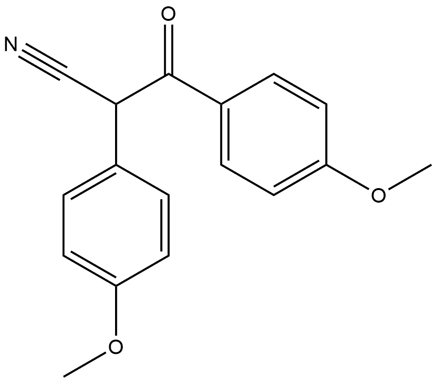 Benzenepropanenitrile, 4-methoxy-α-(4-methoxyphenyl)-β-oxo-