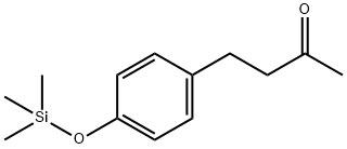 2-Butanone, 4-[4-[(trimethylsilyl)oxy]phenyl]- Struktur