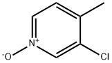 3-Chloro-4-methylpyridine 1-oxide Struktur