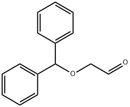 Acetaldehyde, 2-(diphenylmethoxy)- Struktur