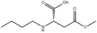 Aspartic acid, N-butyl-, 4-methyl ester Struktur