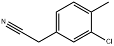 Benzeneacetonitrile, 3-chloro-4-methyl- Struktur