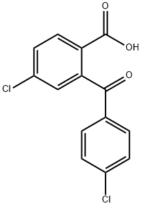 Benzoic acid, 4-chloro-2-(4-chlorobenzoyl)-