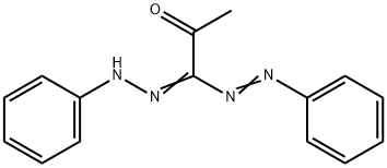 1-(Phenyldiazenyl)-1-(phenylhydrazono)acetone Struktur