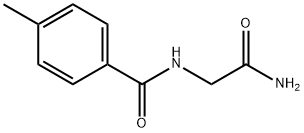 Benzamide, N-(2-amino-2-oxoethyl)-4-methyl- Struktur