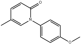 2(1H)-Pyridinone, 1-(4-methoxyphenyl)-5-methyl- Struktur