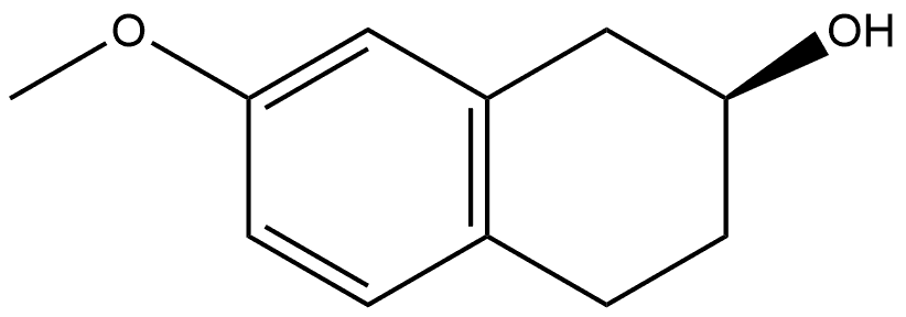 (S)-7-methoxy-1,2,3,4-tetrahydronaphthalen-2-ol Structure