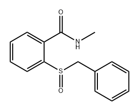 Benzamide, N-methyl-2-[(phenylmethyl)sulfinyl]-